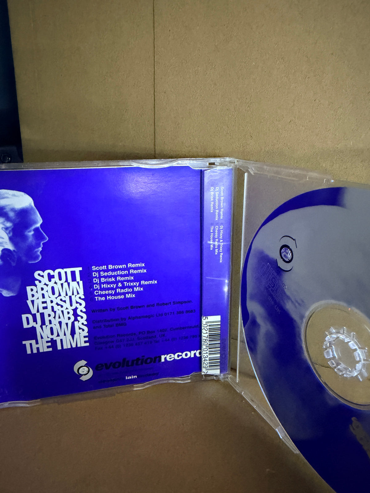 Scott Brown - Now is the time 1996 remixes CD single (VG+)