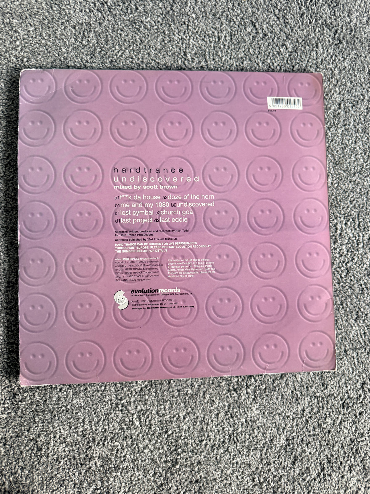 Scott Brown - Hard Trance Undiscovered LP