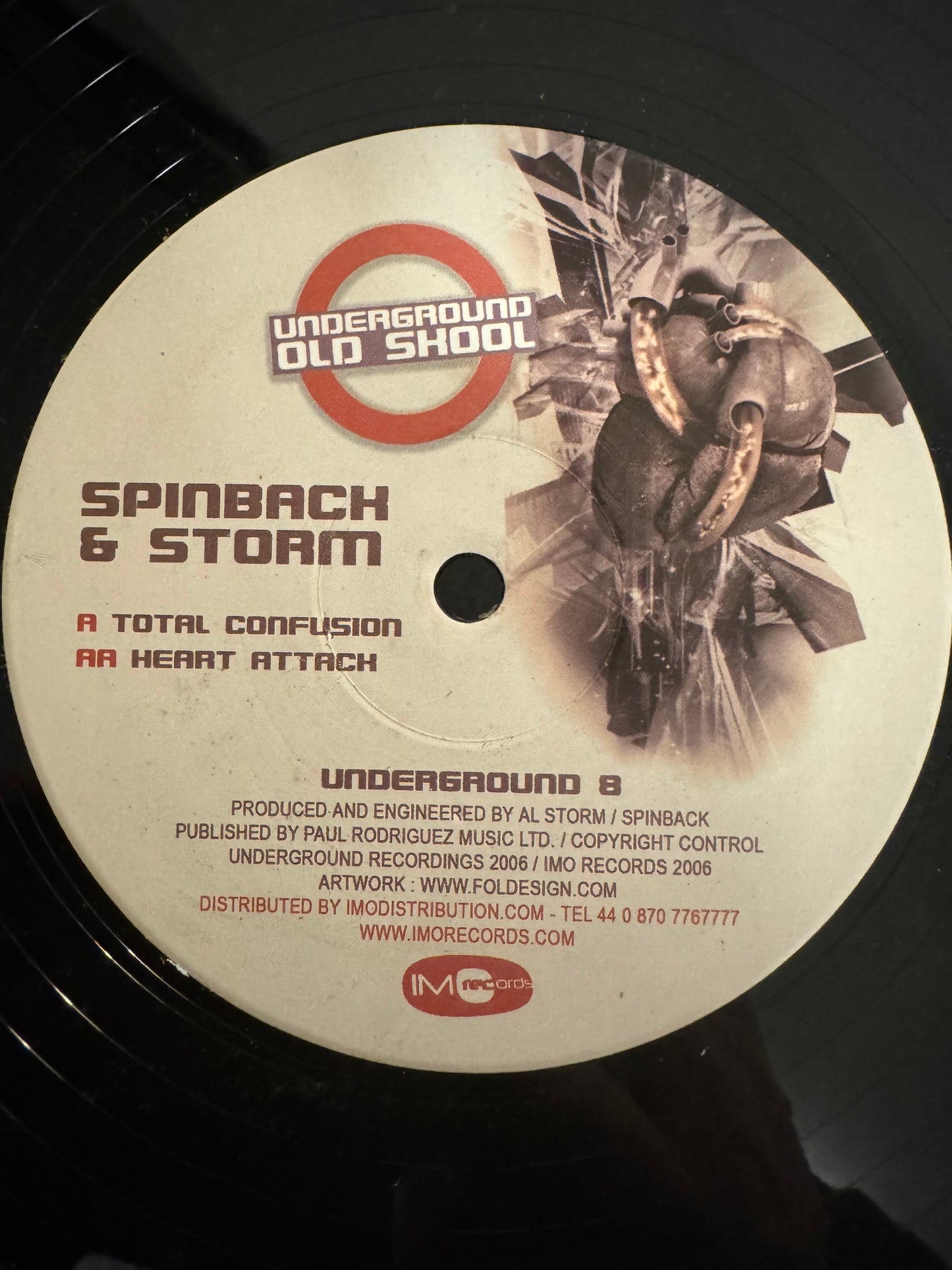 Spinback & Storm - Total Confusion (Underground Old Skull - VINYL