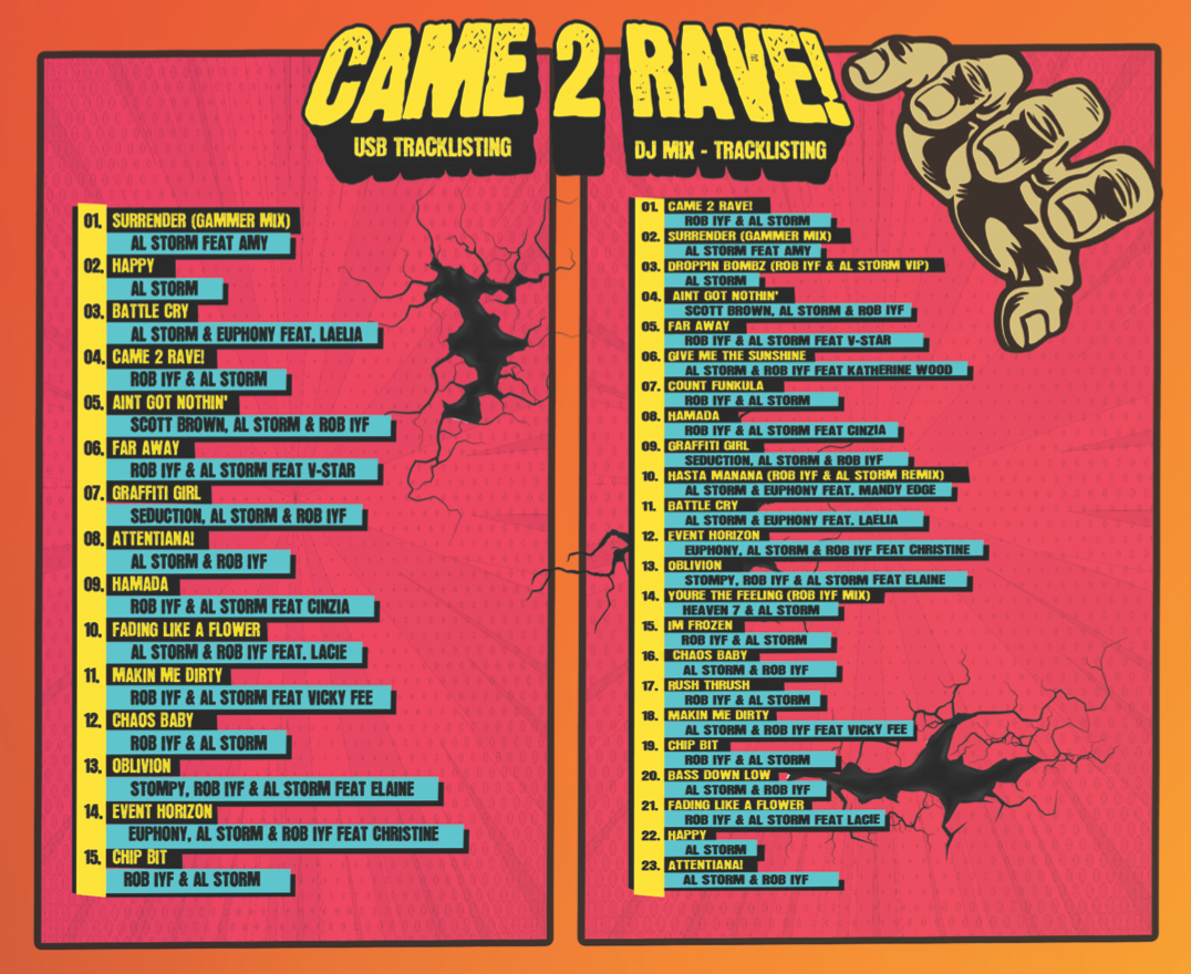 Al Storm - Came 2 Rave LP