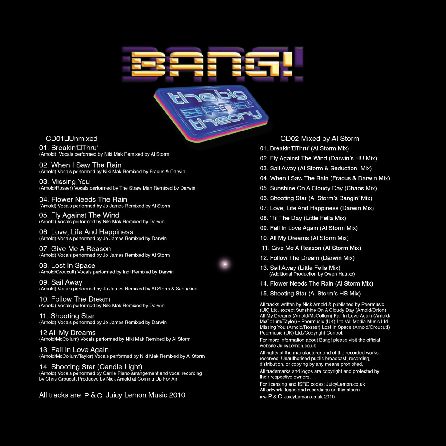 Bang! - The Big Bang Theory (Double CD / Digital)