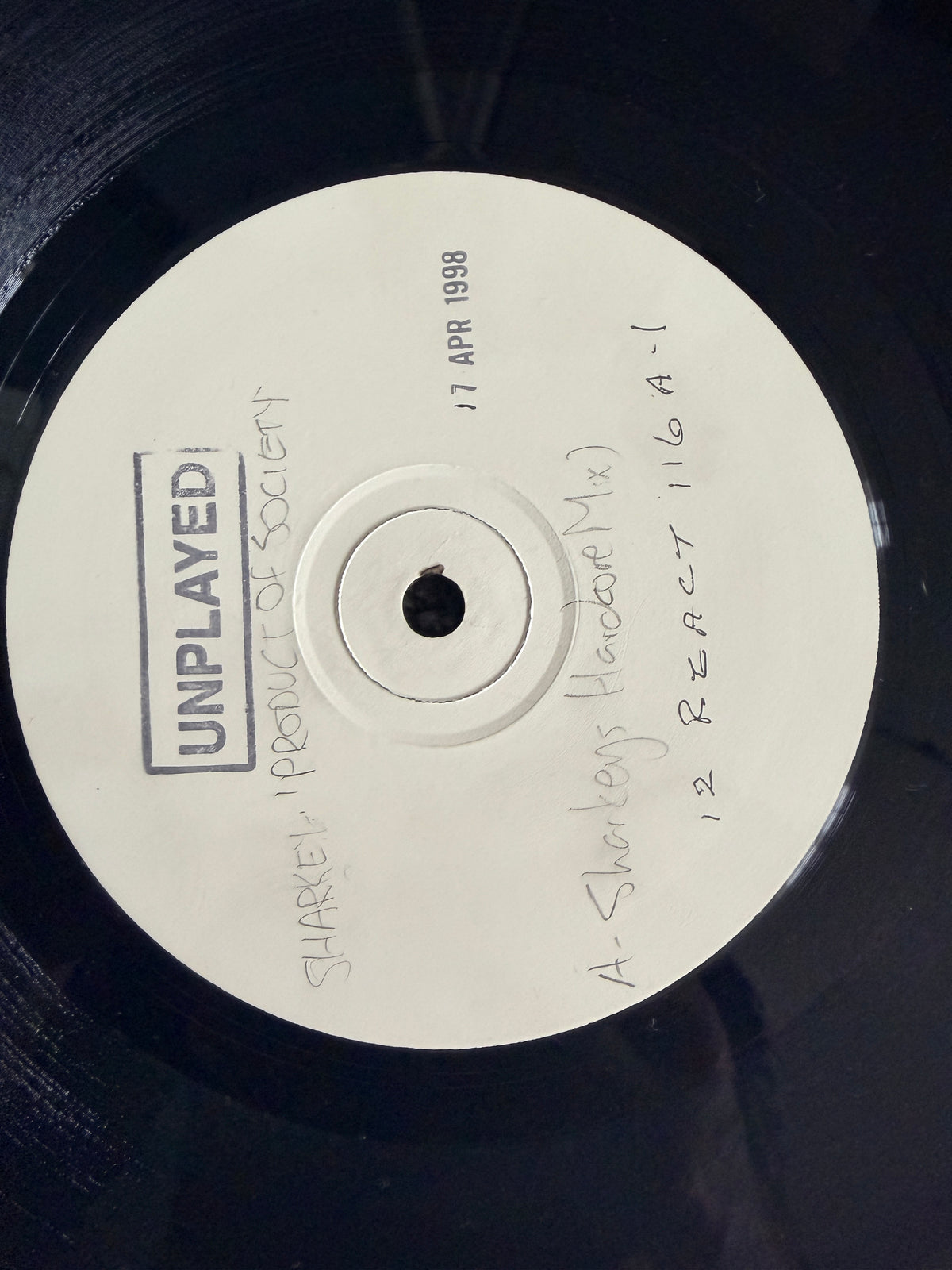 Sharkey / Force & Styles Product Of Society Test Press