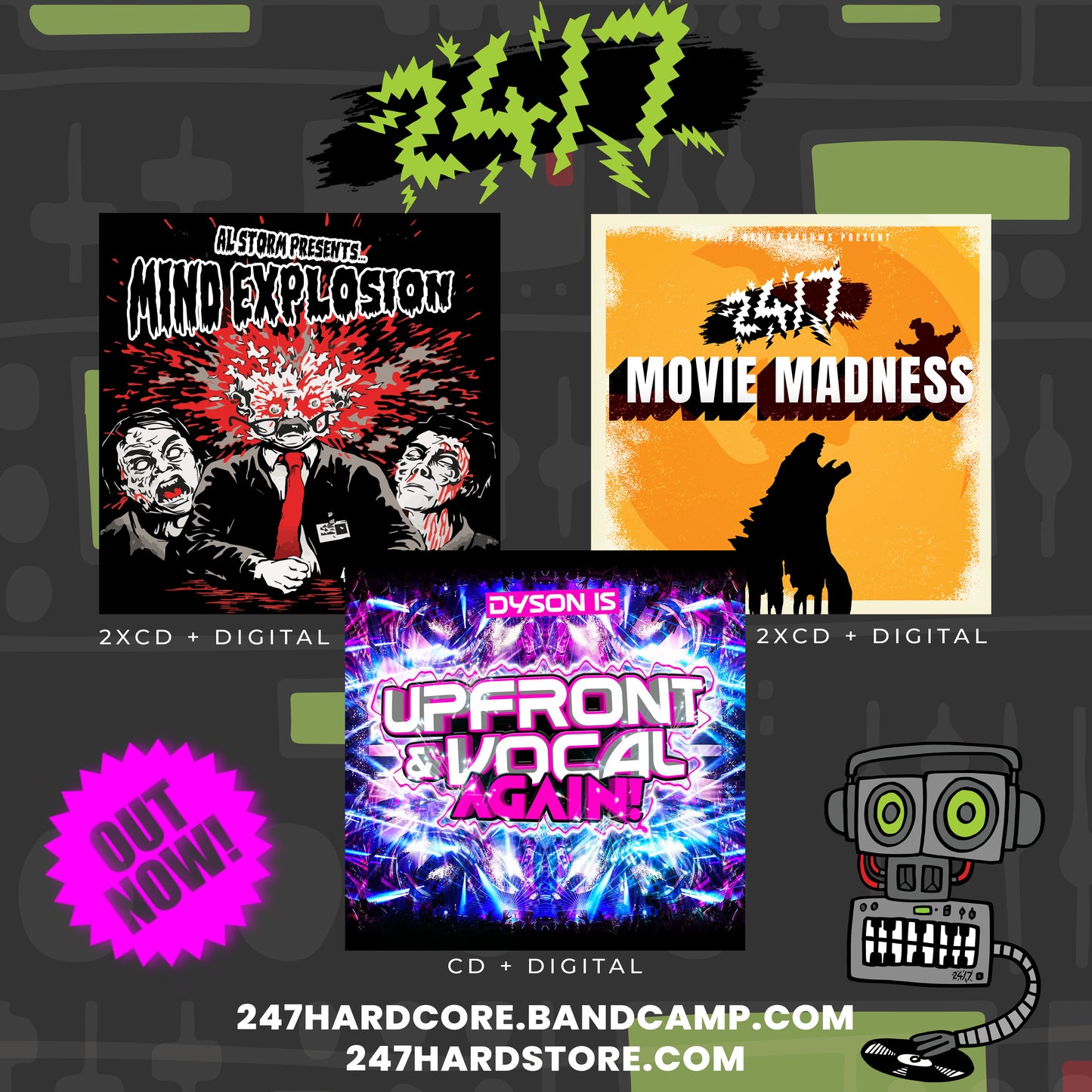 BUNDLE - Mind Explosion / Movie Madness / Upfront & Vocal (Digital)