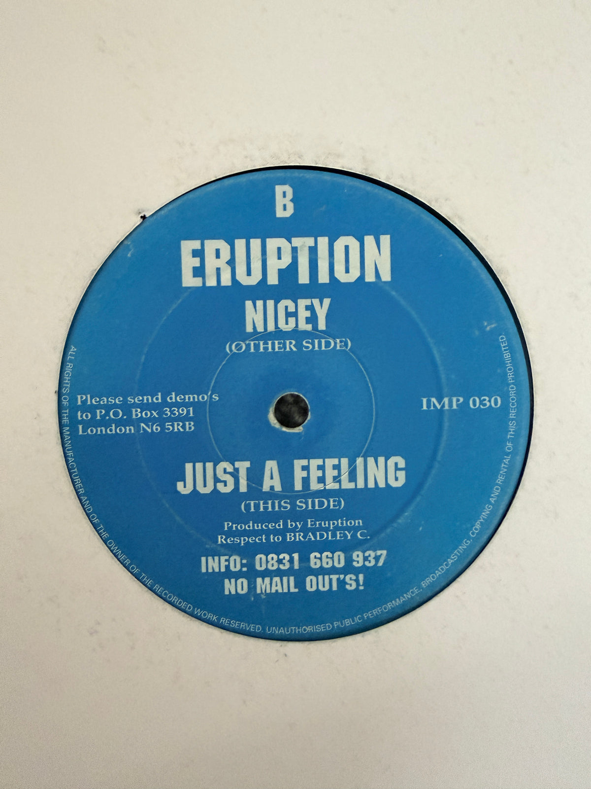 Eruption - Nicey (Impact Recs)