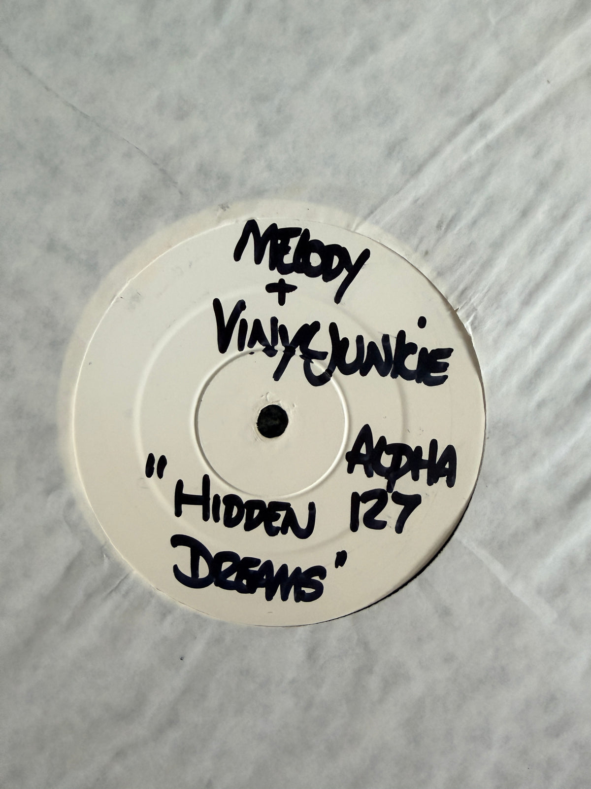 Alpha127 Test Press - Melody & Vinyl Junkie - Dub Be Good