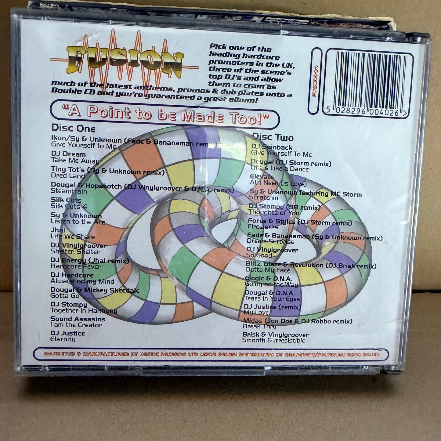 Fusion - Point 2 Be Made 2 3CD - NM