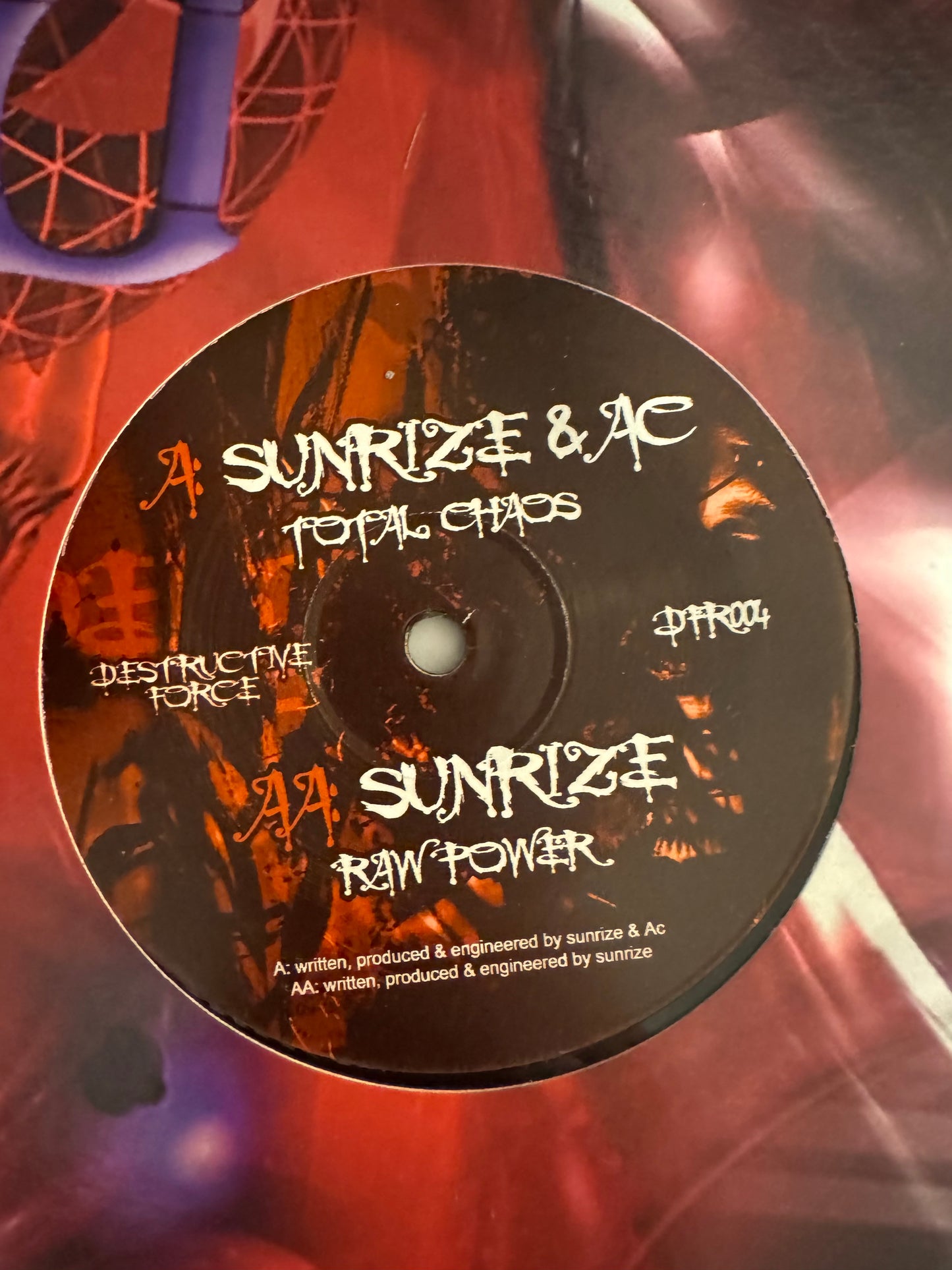 Destructive Force - Sunrize & AC - Total Chaos VINYL