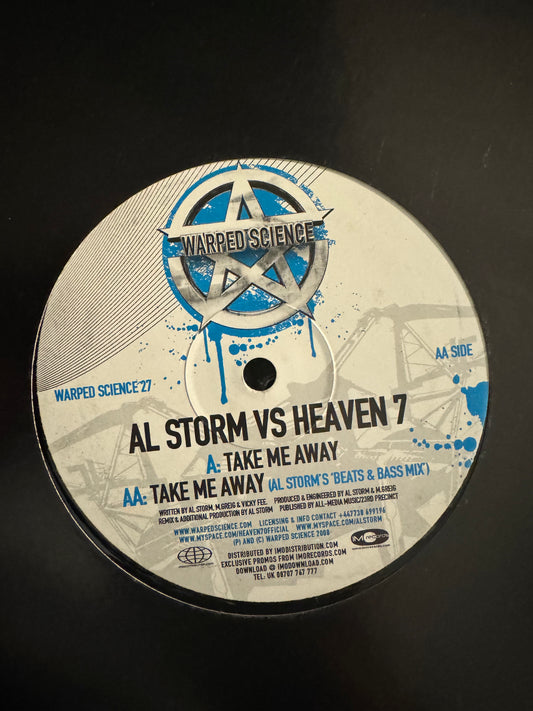 Heaven 7 & Al Storm - Take Me Away - Black Vinyl Version