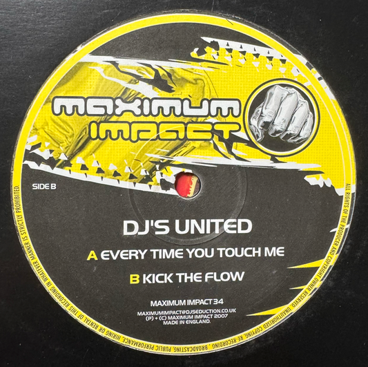 DJ's United (Seduction & Al Storm) - Everytime You Touch Me (VINYL)