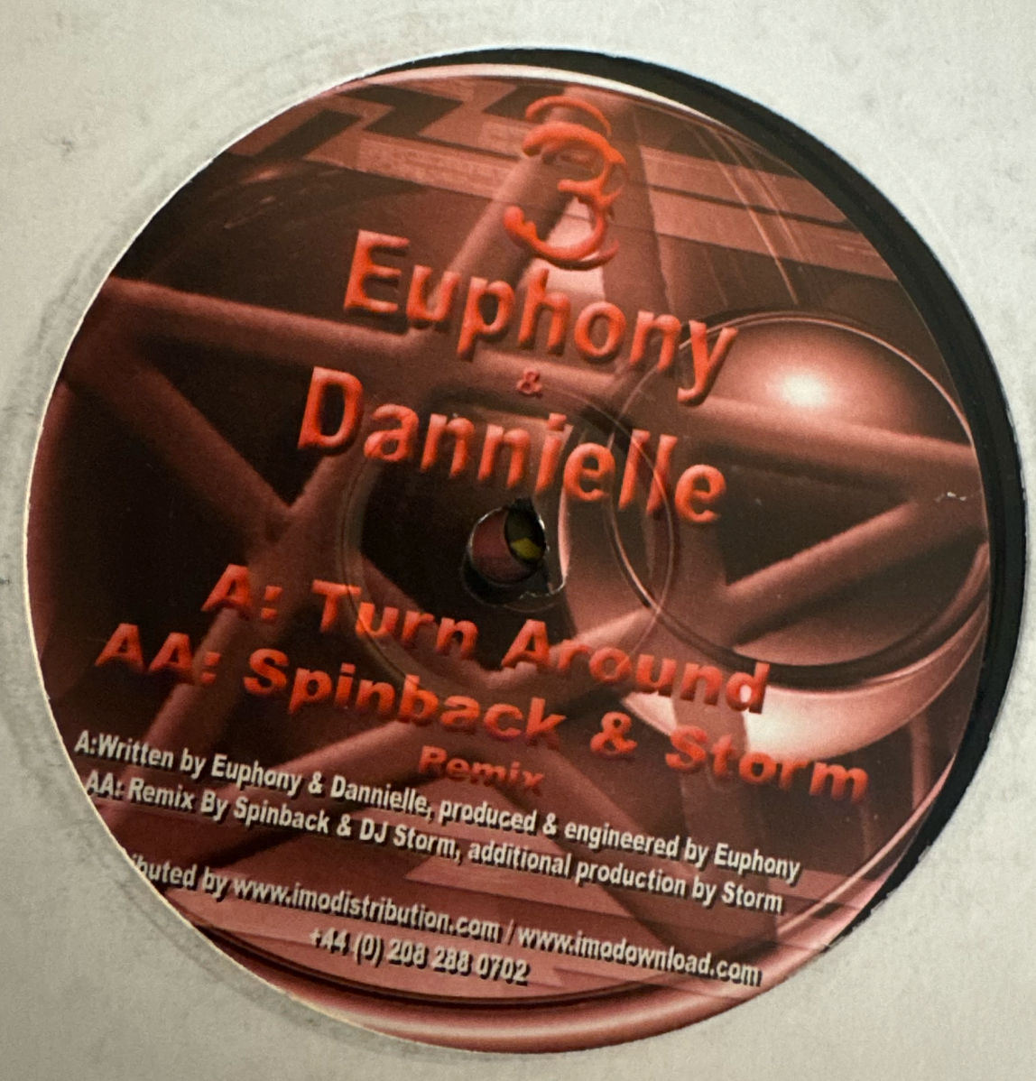 Euphony feat Danielle - Turn Around (Vinyl)