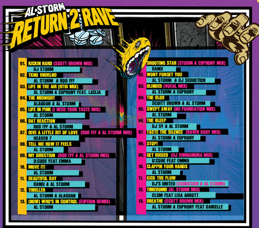 Al Storm - Return 2 Rave! LP (247HCLP057) PRE ORDER