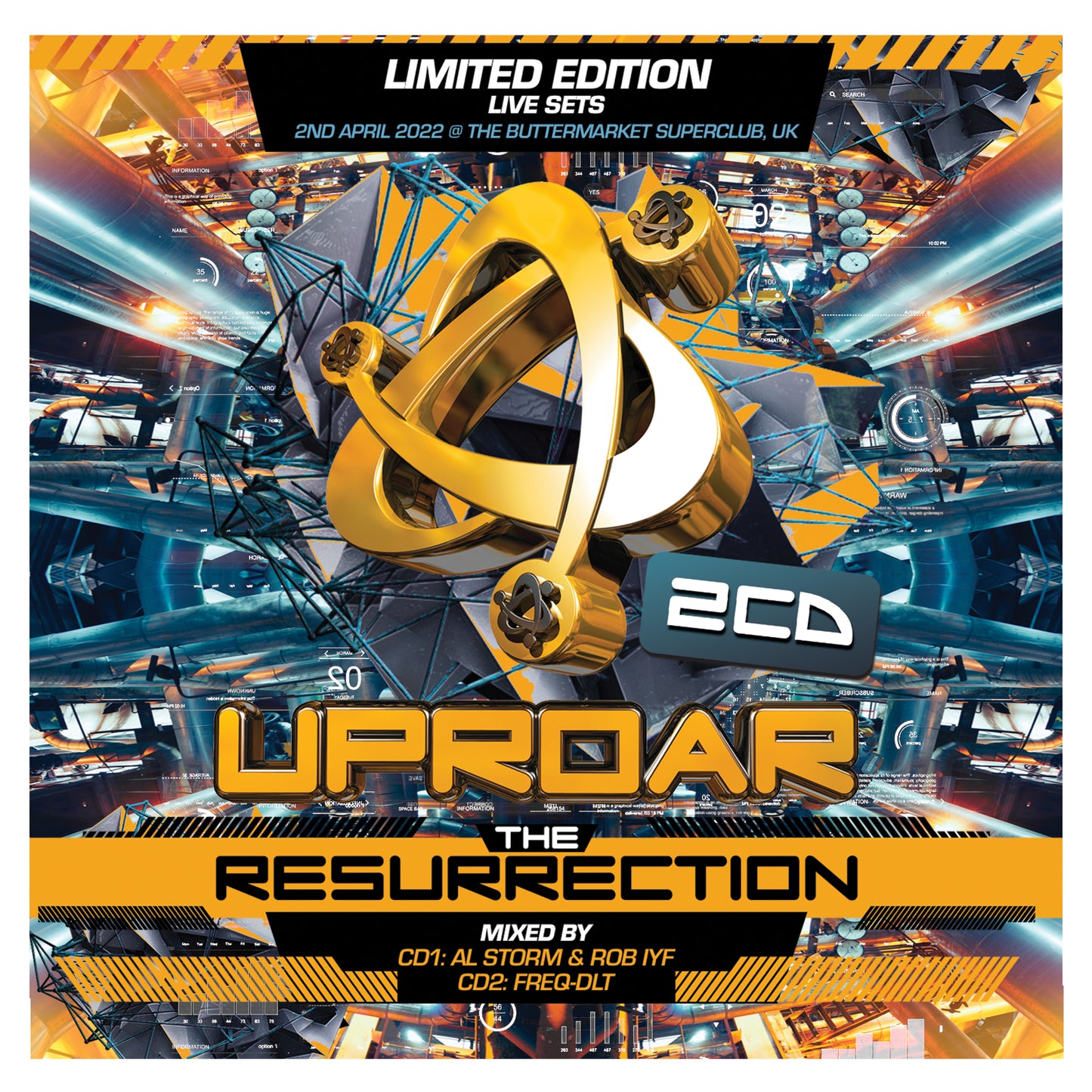 Al Storm & Rob IYF / FREQ-DLT @ Uproar Resurrection (2XCD+Digital Mixes)